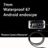 5.5mm 7mm USB Android Endoscope Camera for Auto Repair and Pipe Inspection, Wide Angle View