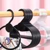 10/20ps Oval Scarf Shawl Tie Holder Circle Shape Coat Hanger Multifunctional Clothes Display Slots Holder Organizer Space Saving