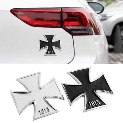 Eisernes Kreuz Chrom Metall Deutschland 1813 Malta Tugend Symbol Medaille Kreuz Emblem Motorrad Auto Styling Abzeichen Aufkleber Aufkleber Auto Pat