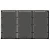 Outdoor Dining Set 5 Pcs Black Poly Rattan