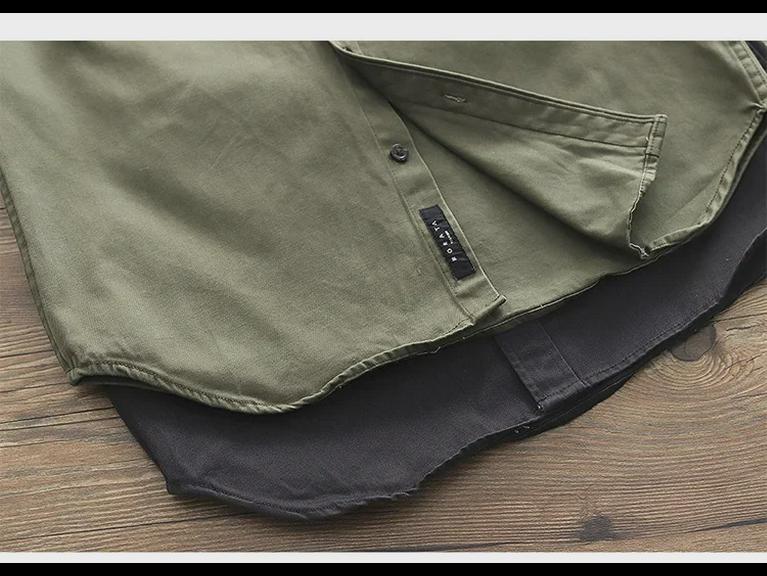 Herren Langarm Koreanischer Stil Freizeit Hemd - Trendige Hongkong & Japanische Mode für den Herbst