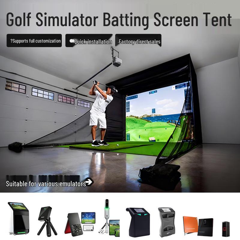 ZOCO Golf Simulator Hitting Screen CN plug (adapter included)
