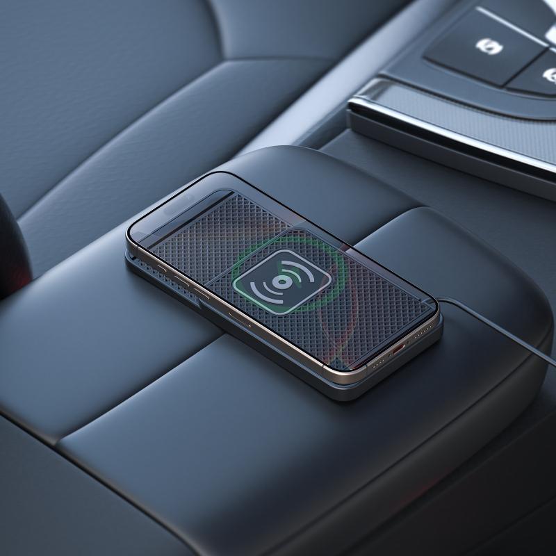 1M Long Wire USB/TYPE-C Quick Charging Mat Home Car Mobile Wireless Chargers Pad Charger Adapter Stand Phone Non-slip Holders