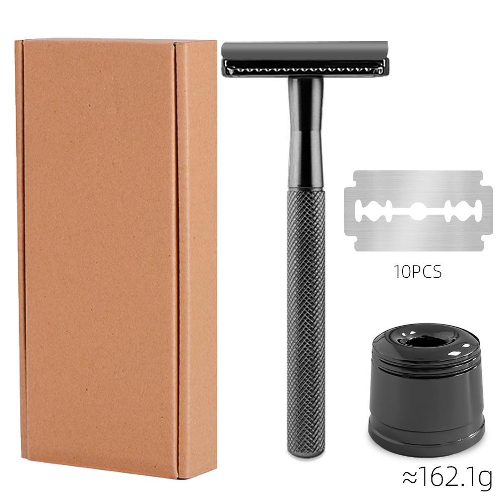 Retro Fully Enclosed Metal Manual Razor - Classic Shaver