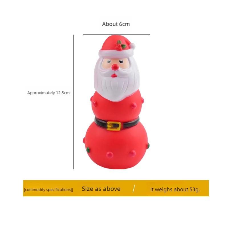 Christmas Squeaky Chew Dog Toys Sound Toy Pets Dogs Toys Bite Resistant Squeaky Toys Puppy Training Interactive Pets Accessories