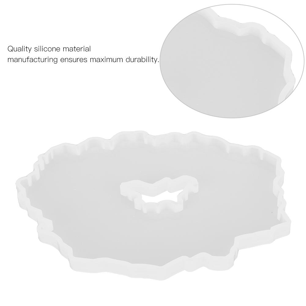 Silicone Coaster Making Mould DIY Craft Decorative Crafts Coasters Tray Base MoldType 1