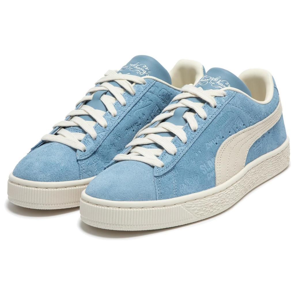 Puma Sophia Chang x  Suede Zen Blue Women Sneakers White 396045-01