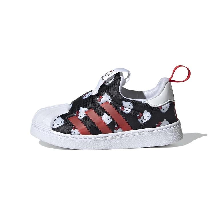 (TD) adidas Superstar 360 x Hello Kitty Black White Red Baby GY9214