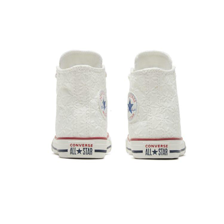 Converse Chuck Taylor All Star Comfortable High Top Kids Canvas Shoes White Children Aged 3 7 Years Old 668030C