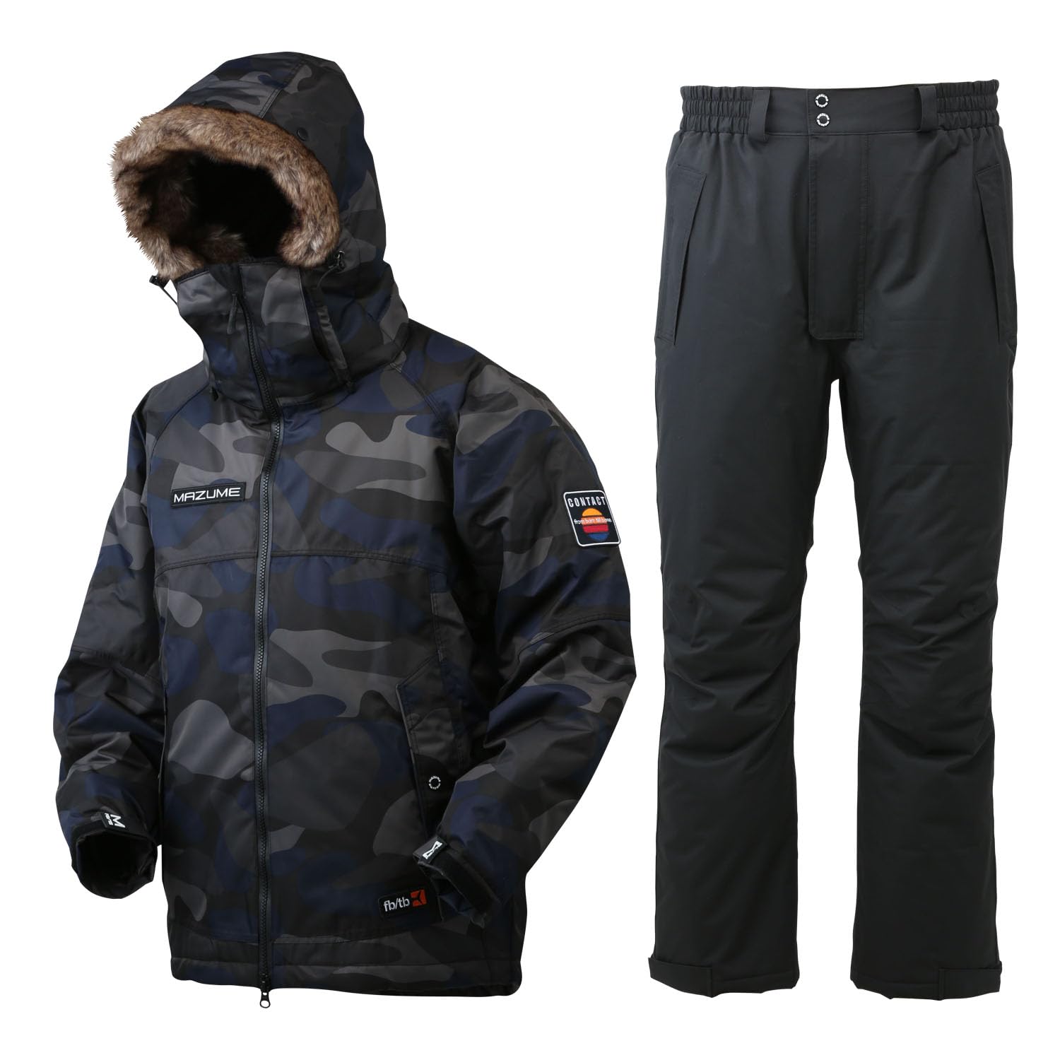

Куртка для холодной погоды CONTACT ALL WEATHER SUIT Черный камуфляж L [Mazume]