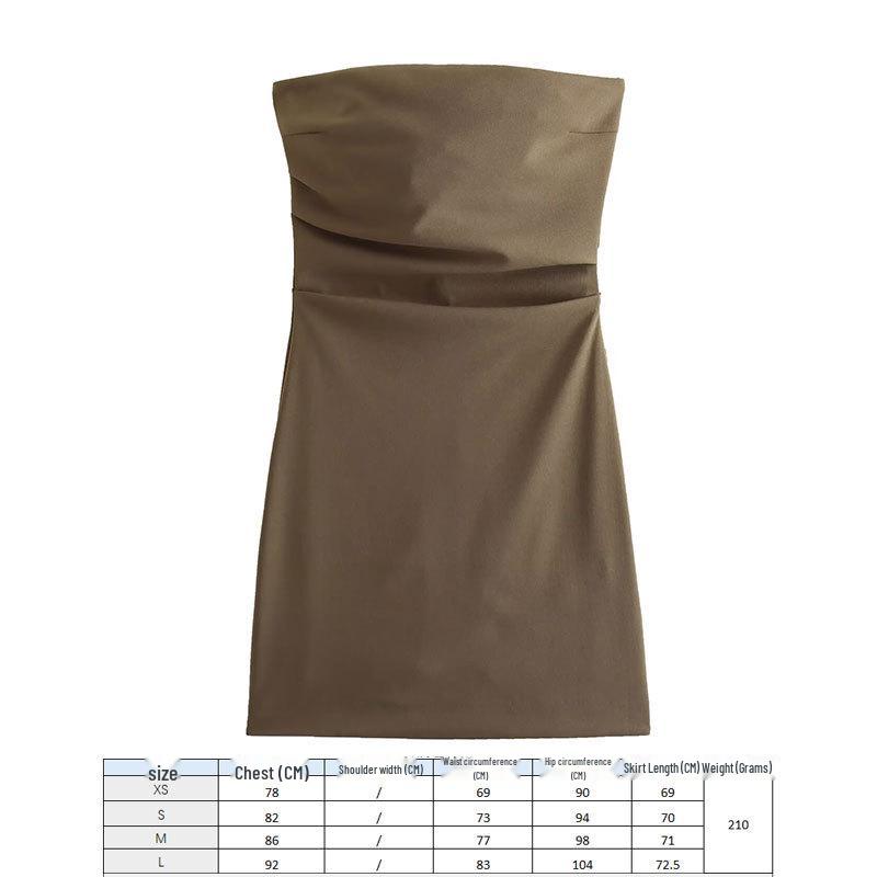 2024 European and American Fashion Black Silk Satin Midi Dress - Round Neck Sleeveless Design