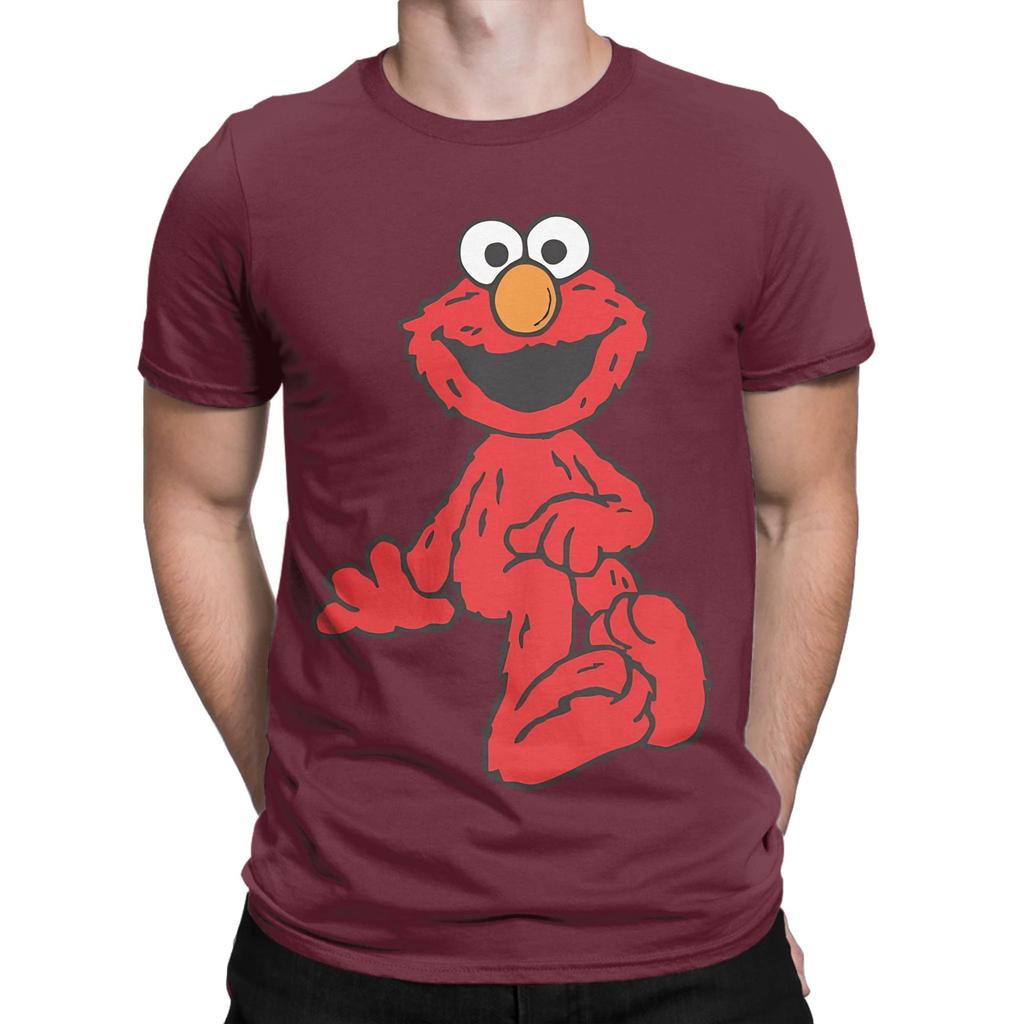 Elmos Onyx Elmo Lace Sesame Motion Street Funny Graphic 100 Cotton TShirt sSesame Street Tops Tees For Unisex
