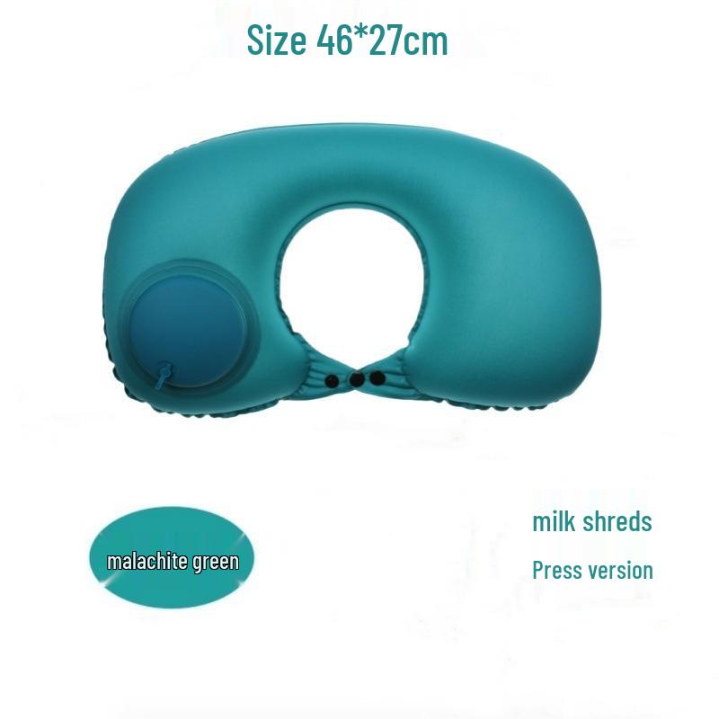 Inflatable U-Shaped Neck Pillow for Travel and Outdoor Use