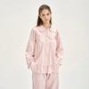 Women S Cotton Drip Long Sleeve Pajama Set I008