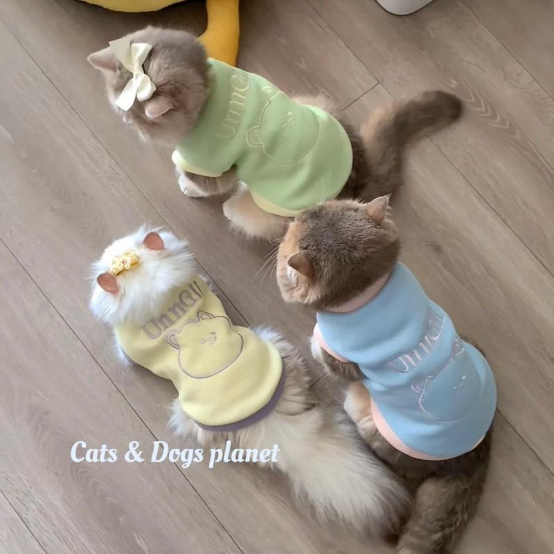 Warm Fleece Pet Vest Cats - Thick Cotton Winter Coat British Shorthair Ragdoll Golden Tabby Kittens