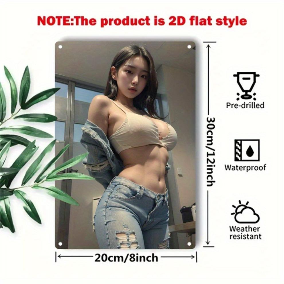 Vintage Farmhouse Metal Wall Art Humorous Handmade Plaque Rustic Home Decor