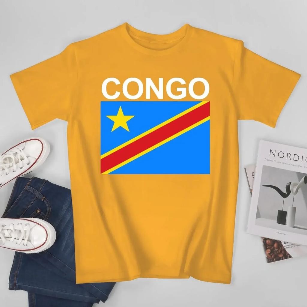 Unisex Unisex Democratic Republic of Congo Flag Premium Tshirt Tees T Shirts WoUnisex Boys 100 Cotton TShirt