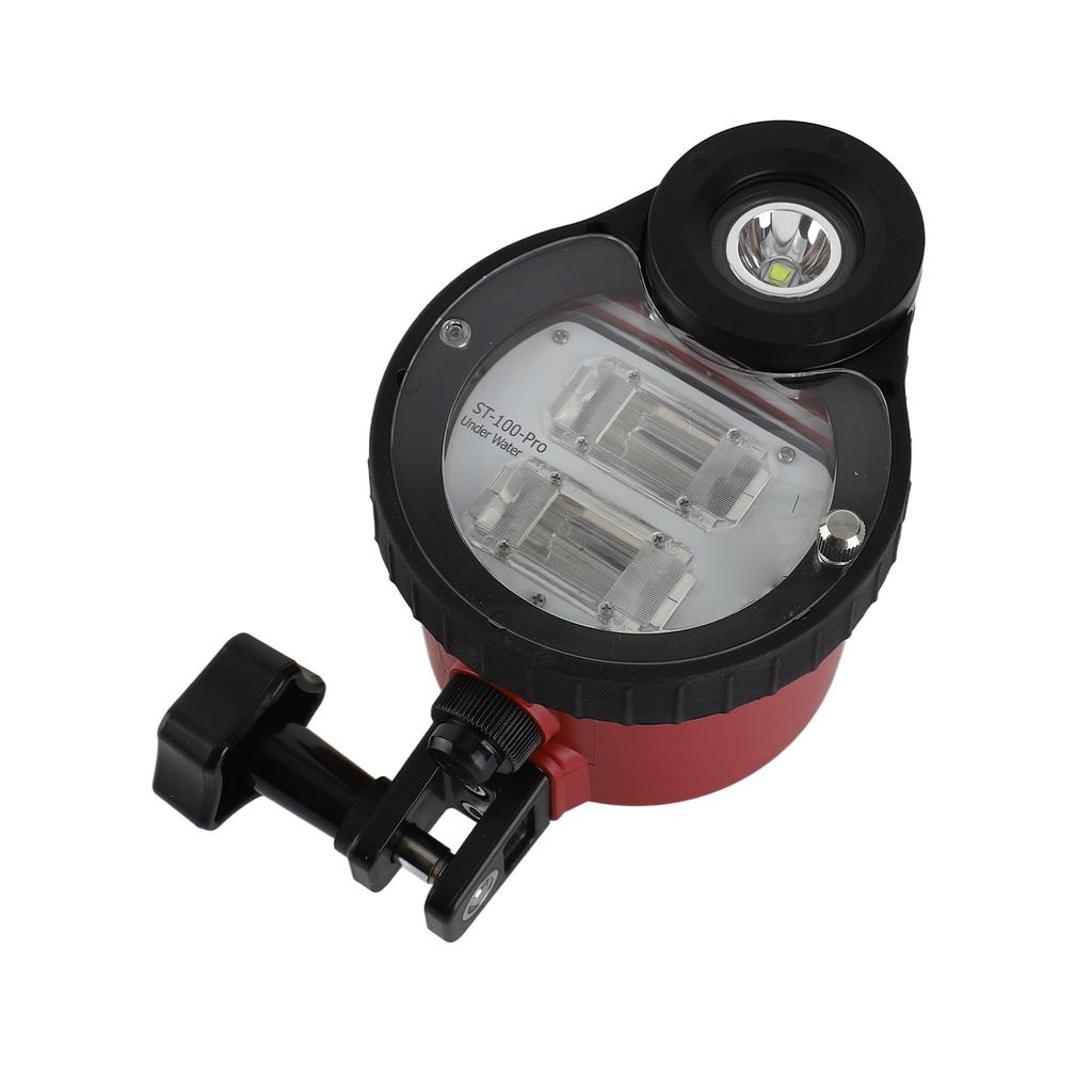 ST100 Pro Underwater Strobe Professional Underwater Photography Strobe Flash Light with Optic Cable