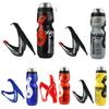 650ml Bicycle Water Bottle Holder MTB Road Mountain Bike Water Drink Bottle Cage Outdoor Sport Portable Kettle Water Bottle Part