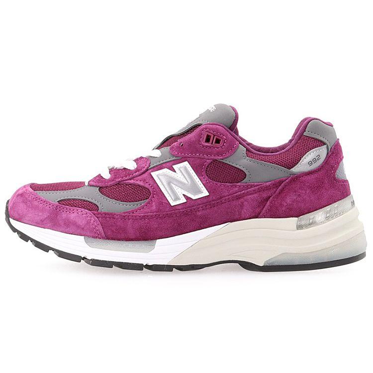 

Кроссовки унисекс New Balance 992 Made in USA Фиолетово-серые красные M992BA
