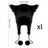 New Plush Cats Ears Hat Headwear Warm Furry Hat for Halloween Fox Costume Cosplay Anime Party Accessory Winter Windproof Hat