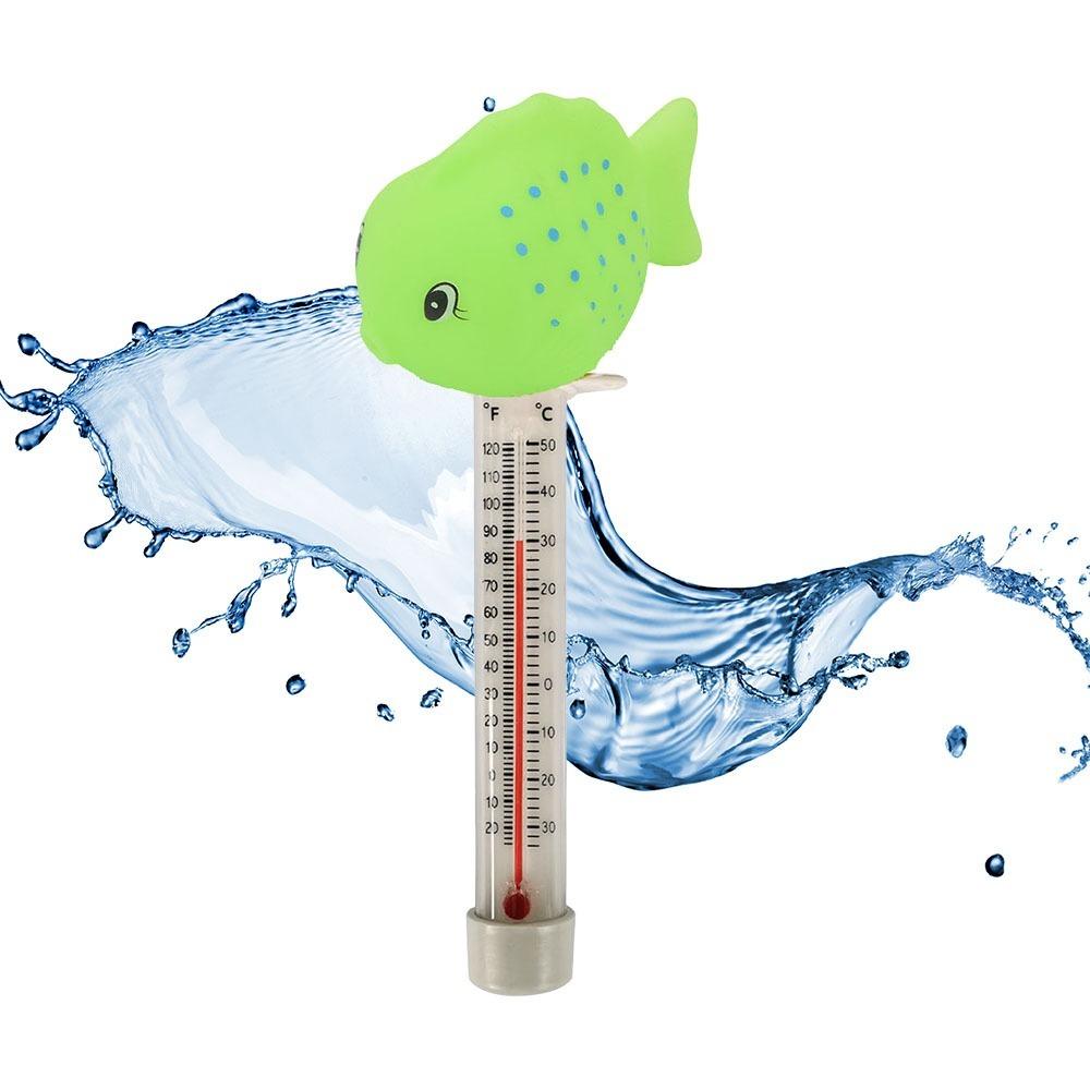 PVC Pool Water Temperature Meter Floating Waterproof Swimming Pool Thermometer Cartoon Animals Accurate Thermometer Swimming