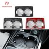 Carbon Fiber Car Centre Console Drink Cup Holder Interior Accessaries For Mercedes Benz W212 E Class E200 E260 E300 E320 E350