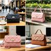 Women's Mini Quilted Handbag Luxury Diamd Lattice Crossbody Bag Fashi Top-Handle Shoulder Purse for Daily Use Crossbody Bag