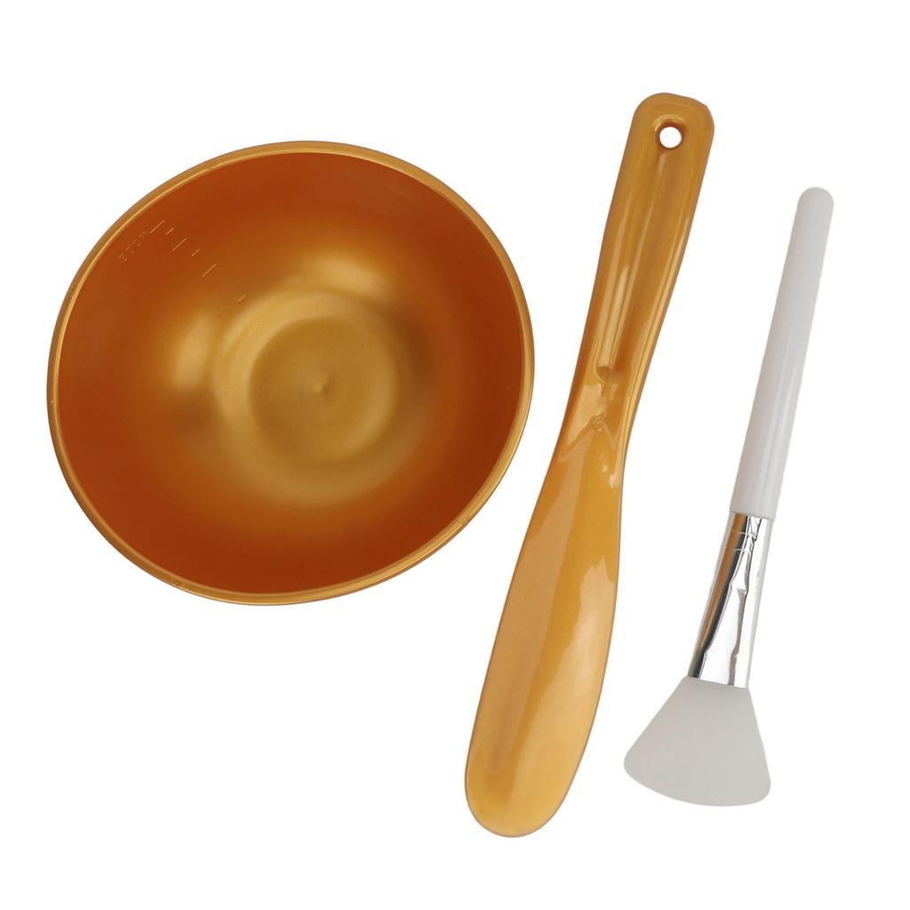 Silicone Face Mask Mixing Bowl Set With Brush Scraper Easy To Clean Multifunctional Facial Mask Bowl