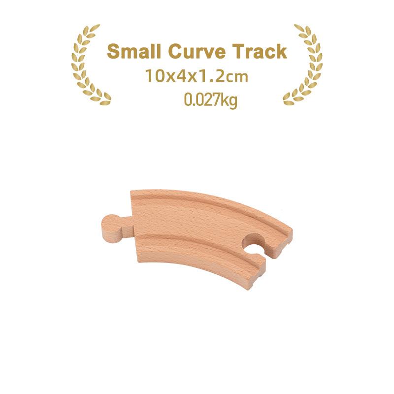 Kinds Of Wooden Track Accessories Beech Wood Railway Train Track Toys Fit for Biro All Brands Wooden Tracks Kids Education Toys