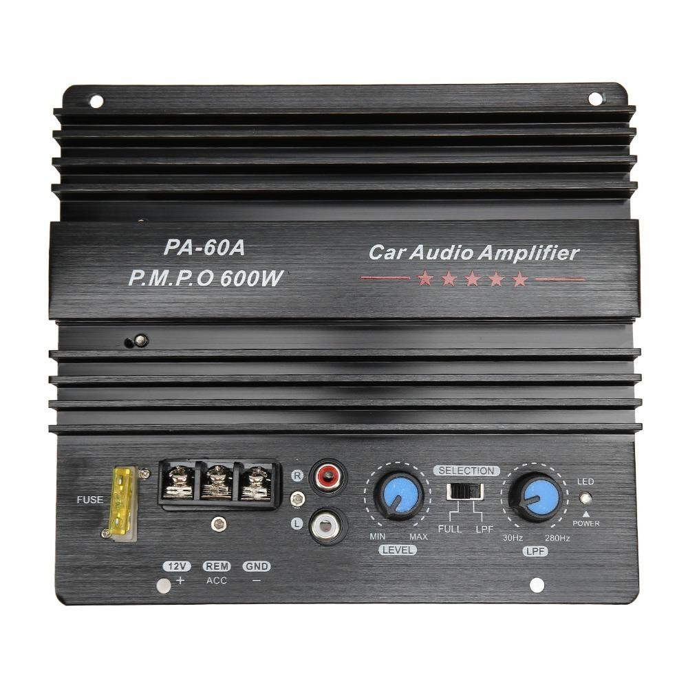 High Power Bass Subwoofer Amp Board Car Audio Amplifier Car Sound System 600W