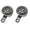 Precise Universal Waterproof Motorcycle Electric Horn 2PCS Loud 12V 1.5A 105Db Round Speaker Signal Horn Speakers