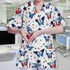 Women's V Neck Scrub Shirt Breathable Workwear Nurse Work Uniform Nursing Top for Women