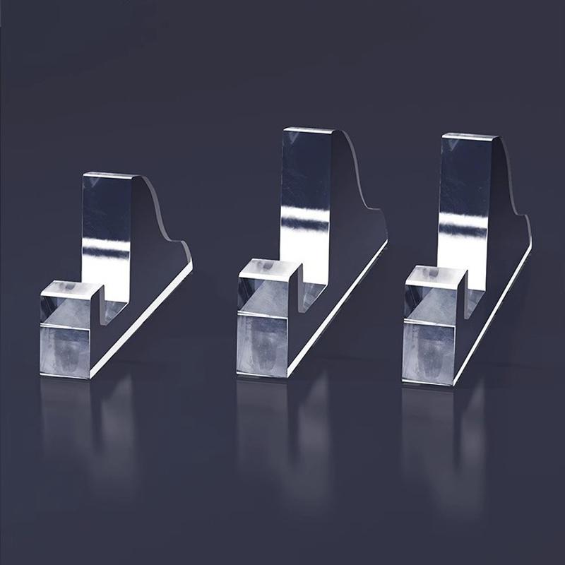 2/6pcs Transparent Acrylic Coin Display Stand Photo Frame Trading Card Stand Commemorative Coin Mini Stand Badge Stand Ornament