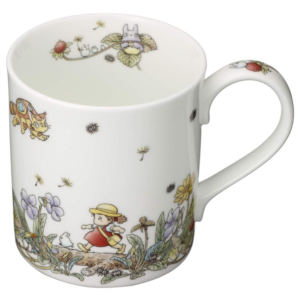 Noritake Mug 400cc My Neighbor Totoro Snake Strawberry Edition Microwave Safe 1 pc Bone China T97265/4660-3
