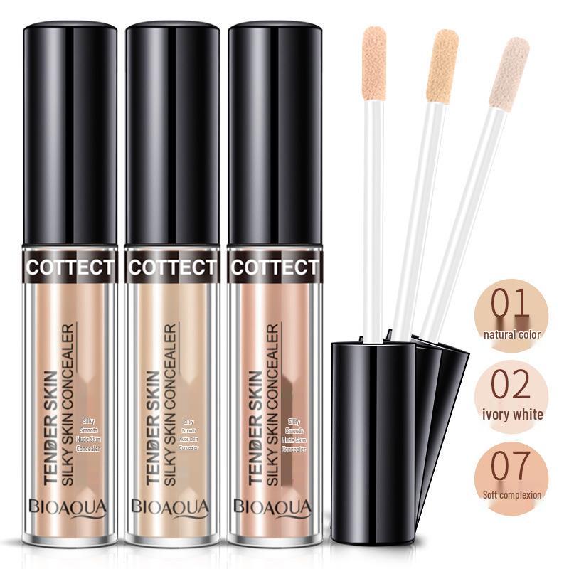 

Biquanya Silky Smooth Concealer: 3D Contouring, Nourishing, Moisturizing Makeup Primer Concealer (Natural, New) 3g