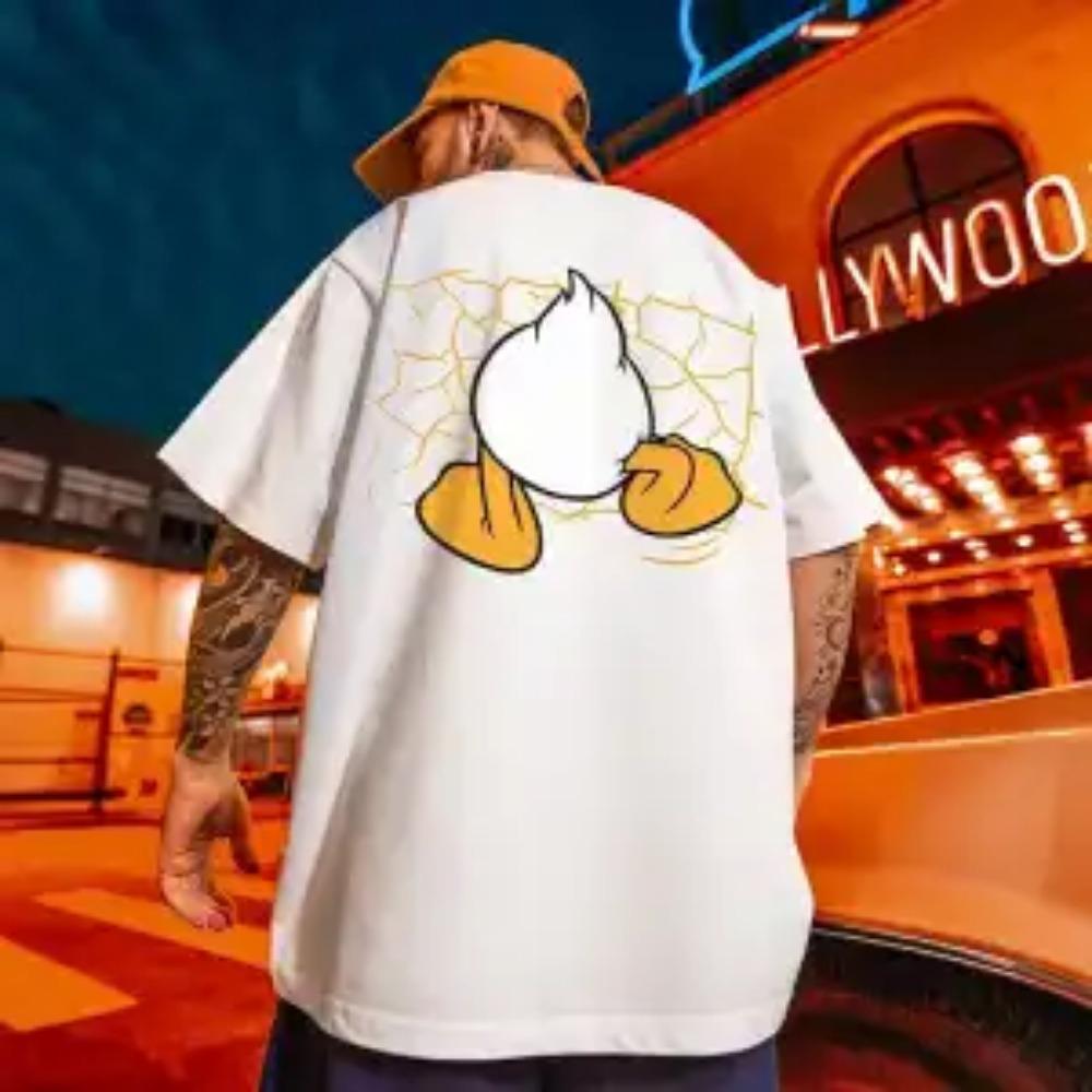 

Мужская одежда с принтом, с коротким рукавом, простота, красивый, круглый вырез, свободные пуловеры, прямая мода, повседневная уличная одежда, футболки XXXL белый