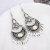 Fashion Women Dangle Hollow Charm Hook Earrings Wedding Jewelry Gift Bohemia