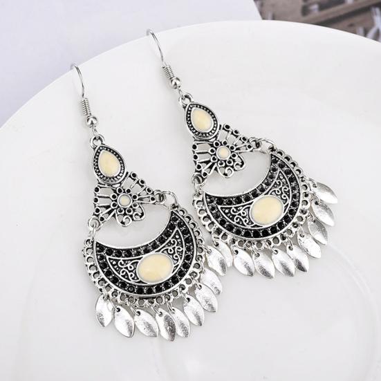 Fashion Women Dangle Hollow Charm Hook Earrings Wedding Jewelry Gift Bohemia