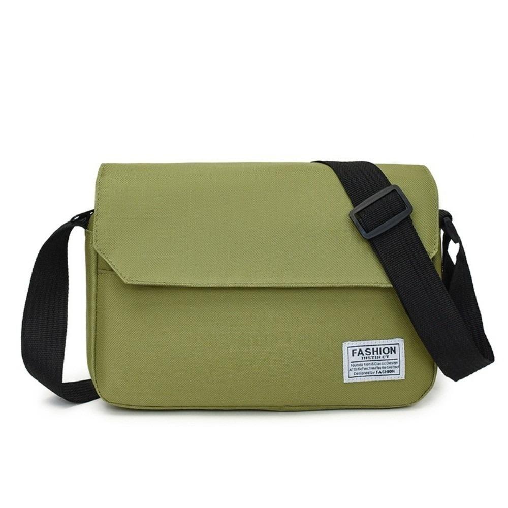 Adjustable Strap Men's Messenger Bag Large Capacity Crossbody Bag Nylon Shoulder Bag  Business