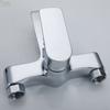Brass Modern Wall Bathtubs Tap Sets  Single Handle Bidet Shower Mixer S05 Tubs Faucet Chrome  Bath Shower Faucets