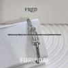 Fei Family Diamond Horseshoe Bracelet: Zodiac-Themed DIY Steel Wire for Couples