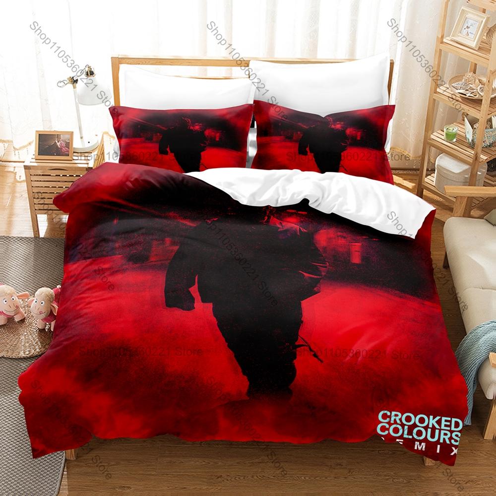 Don Toliver Hardstone Psycho 3PCS Bedding Set Duvet Cover And Two Pillowcases Microfiber 3D Printed Singer Bed Linens Home Decor