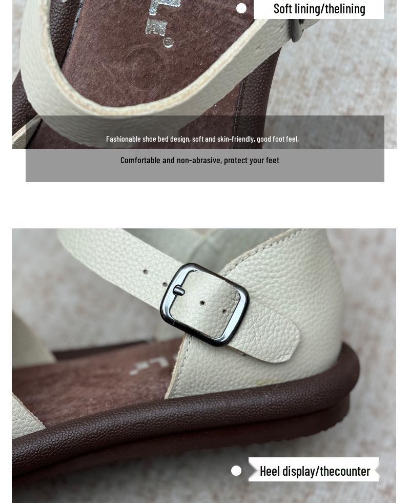 Women's Handmade Roman Sandals - 2026 Summer Retro Casual Top Layer Cowhide Shoes