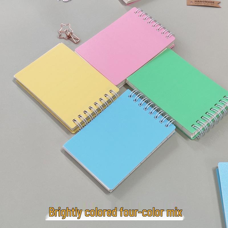 Solid Color A6/A5/B5 Thick Stationery Notebook for Students - Loose-leaf Diary