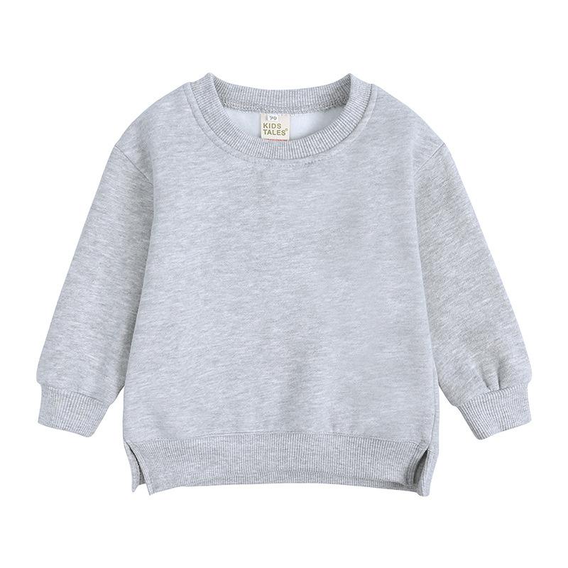 2026 Winter Autumn Hoodies Pullovers Kids Boys Girls Clothes Korean Baby Thicken Fleece Sweatshirt Children's Clothing 6M-7T