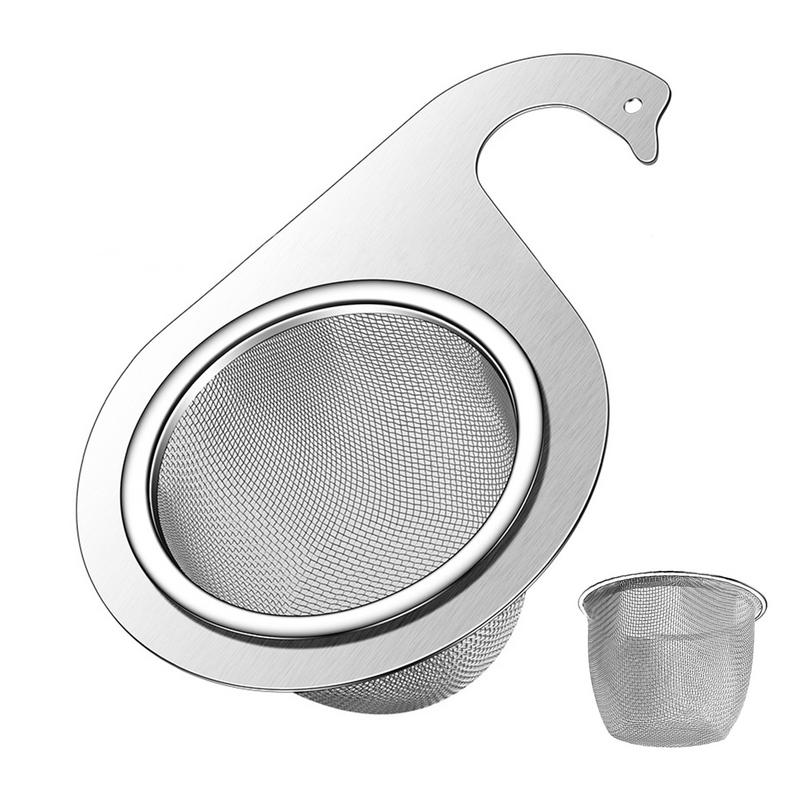 

Kitchen Drain Basket Sink Basket Corner Strainer In Swan Shape Veggie Steamer Basket Waterproof Sink Food Strainer Kitchen Sink United States