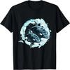 Whales Heart Shaped - Marine Biologist Whale Lover Wildlife T-Shirt
