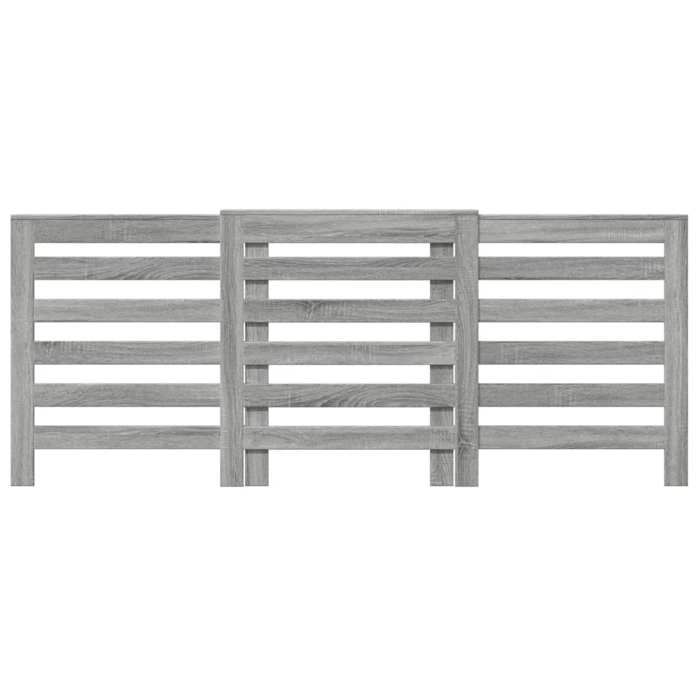 VidaXL Radiator Cover Sonoma Grey 205x21.5x83.5 Cm Engineered Wood, Radiator Cap, Top Radiator Cover, Radiator 852722