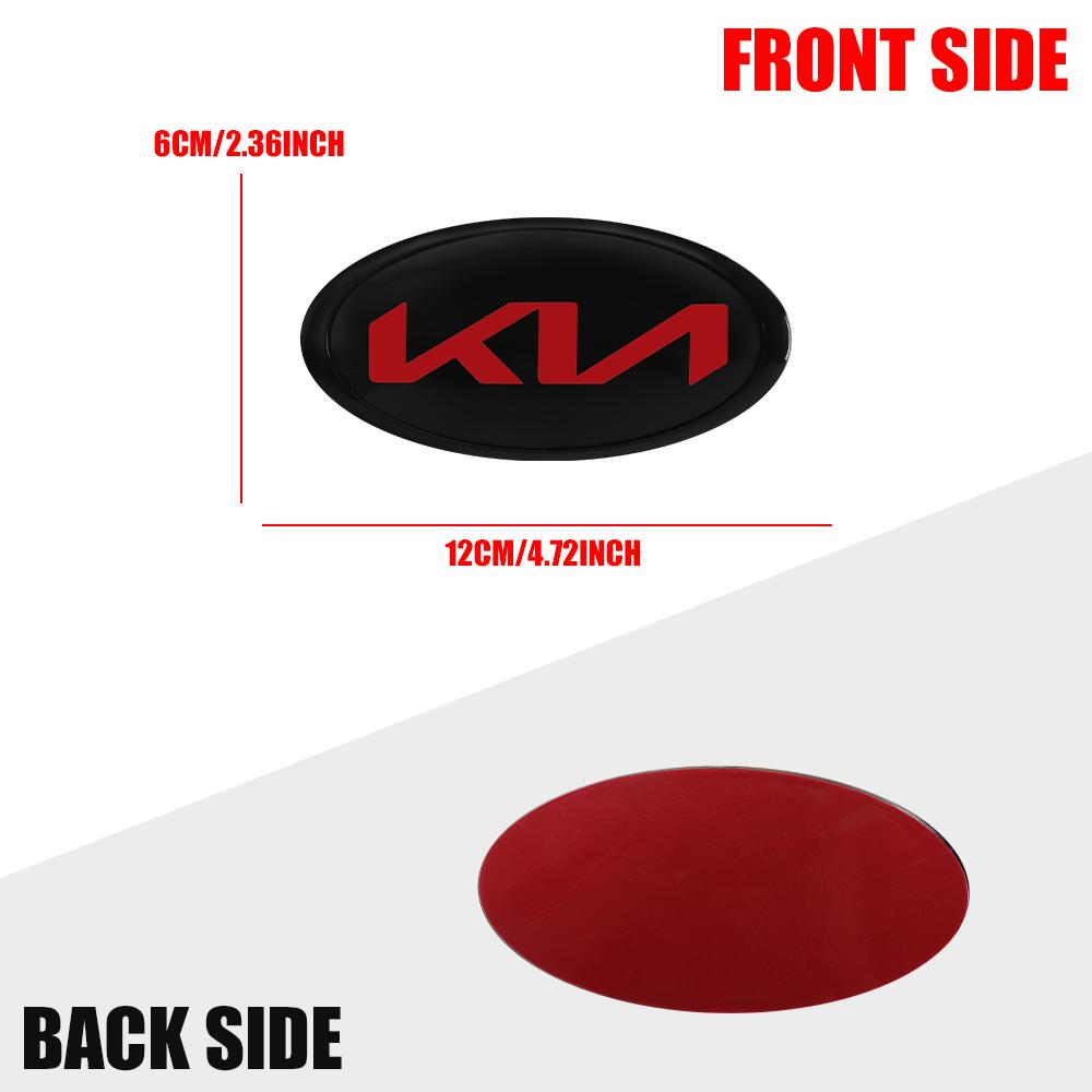 1pcs 3D Car Emblem Center Badge Sticker Decal Styling Accessories For KIA Rio Ceed Sportage Cerato Soul Sorento K2 K5 Picanto
